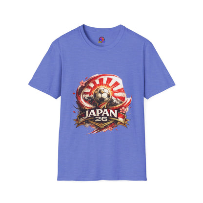 Japan Soccer T‑Shirt — Rising Sun Football Graphic