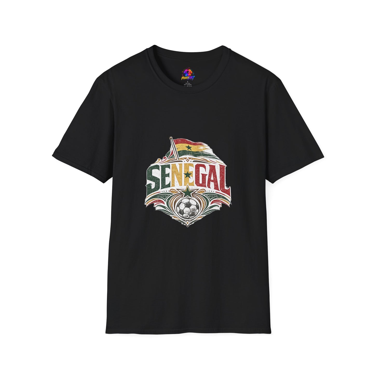 Senegal Flag Graphic T-Shirt — Vintage Senegal Pride Tee