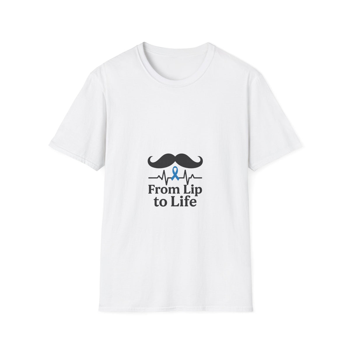 T-Shirt — 'From Lip to Life' Mustache Logo Tee (Movember/Father’s Day Gift) - Trending Now - October 2026