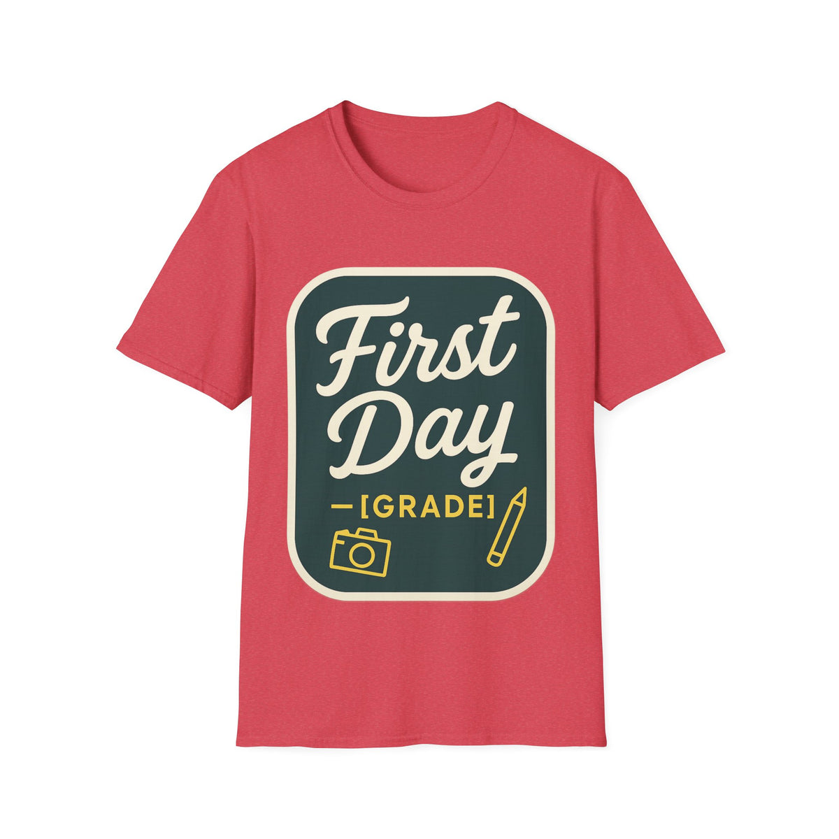 First Day T-Shirt — Retro "First Day (Grade 1)" Back-to-School Tee - Trending Now - August 2026