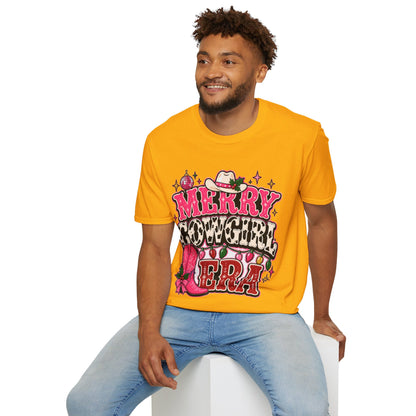 Merry Cowgirl Christmas T-Shirt
