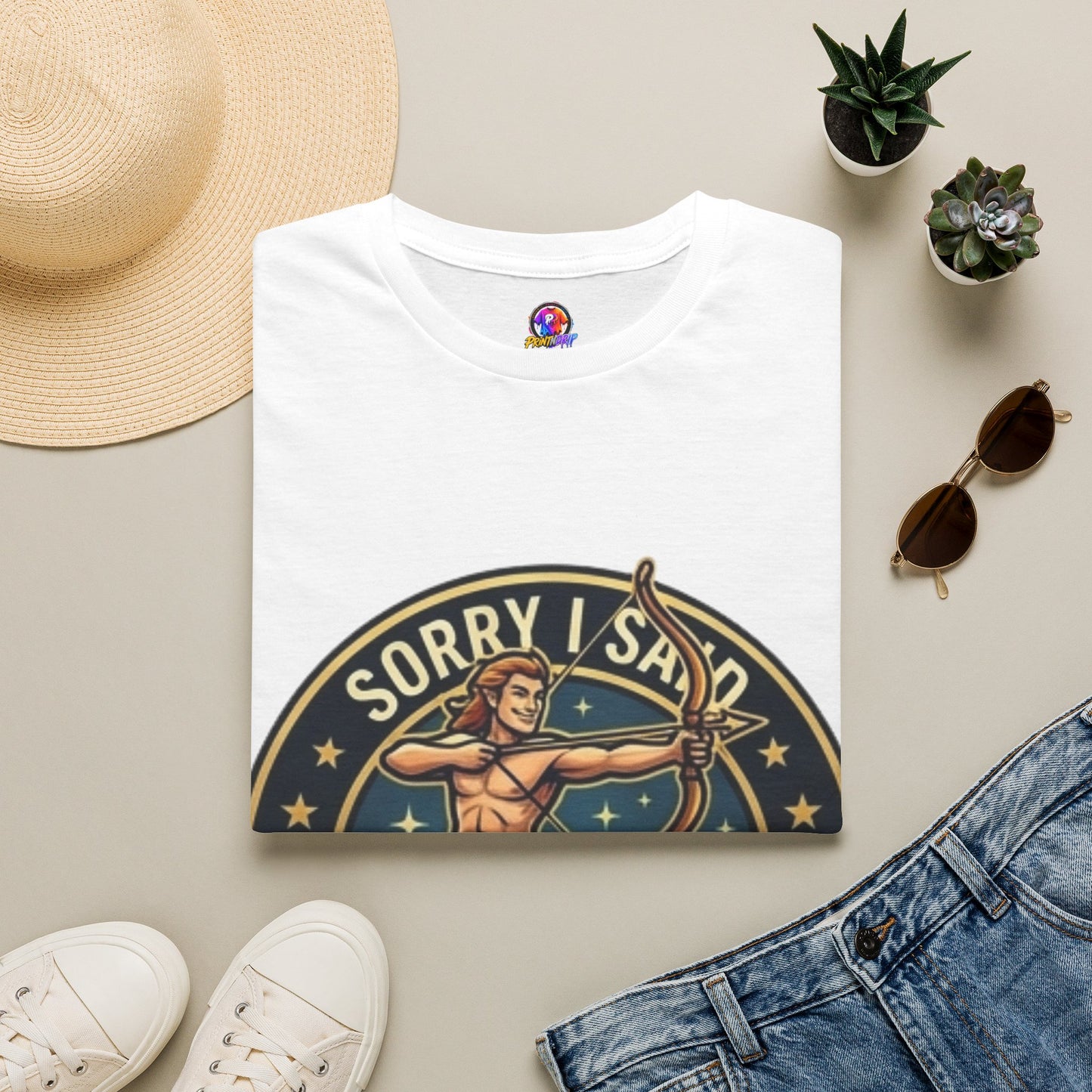 Sagittarius T-Shirt "Sorry I Said What Everyone Else Was Thinking" – Zodiac Archer Graphic Tee