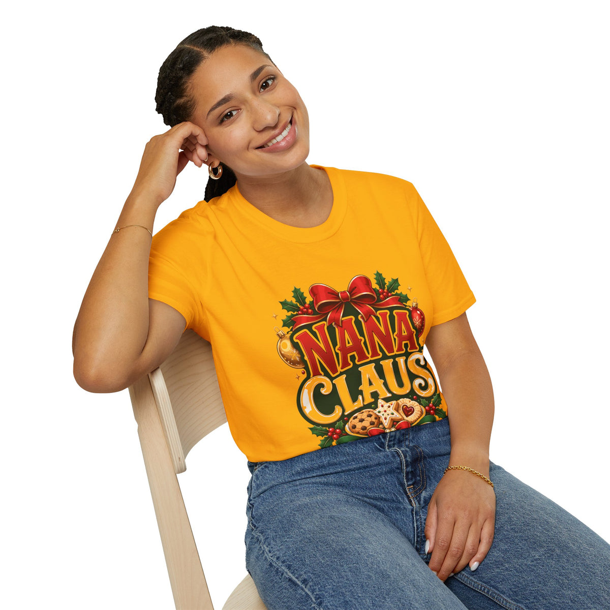 Nana Claus Christmas Tee — Festive Holiday Grandma T-Shirt