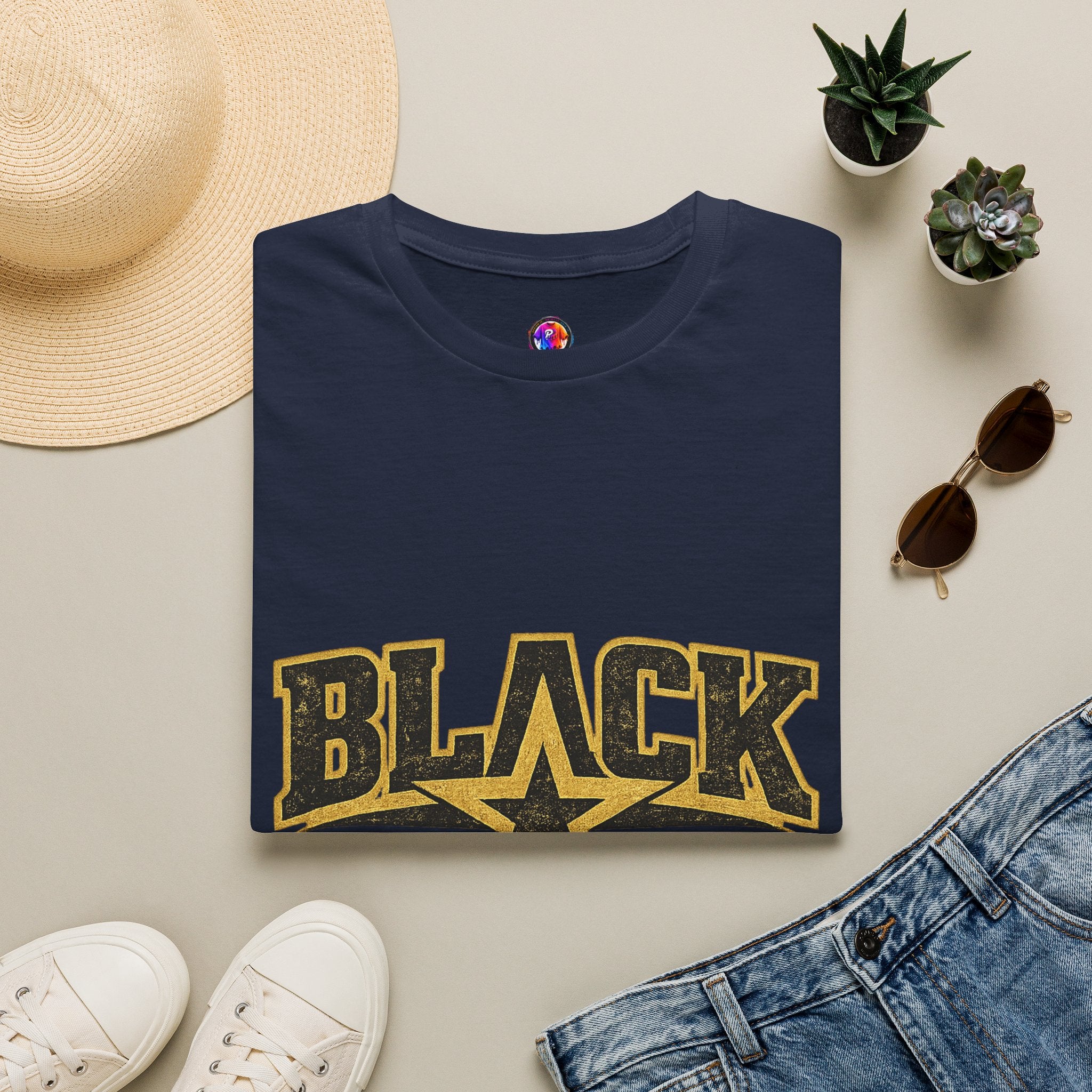 Ghana Black Stars T-Shirt — Bold Vintage Star Logo Tee