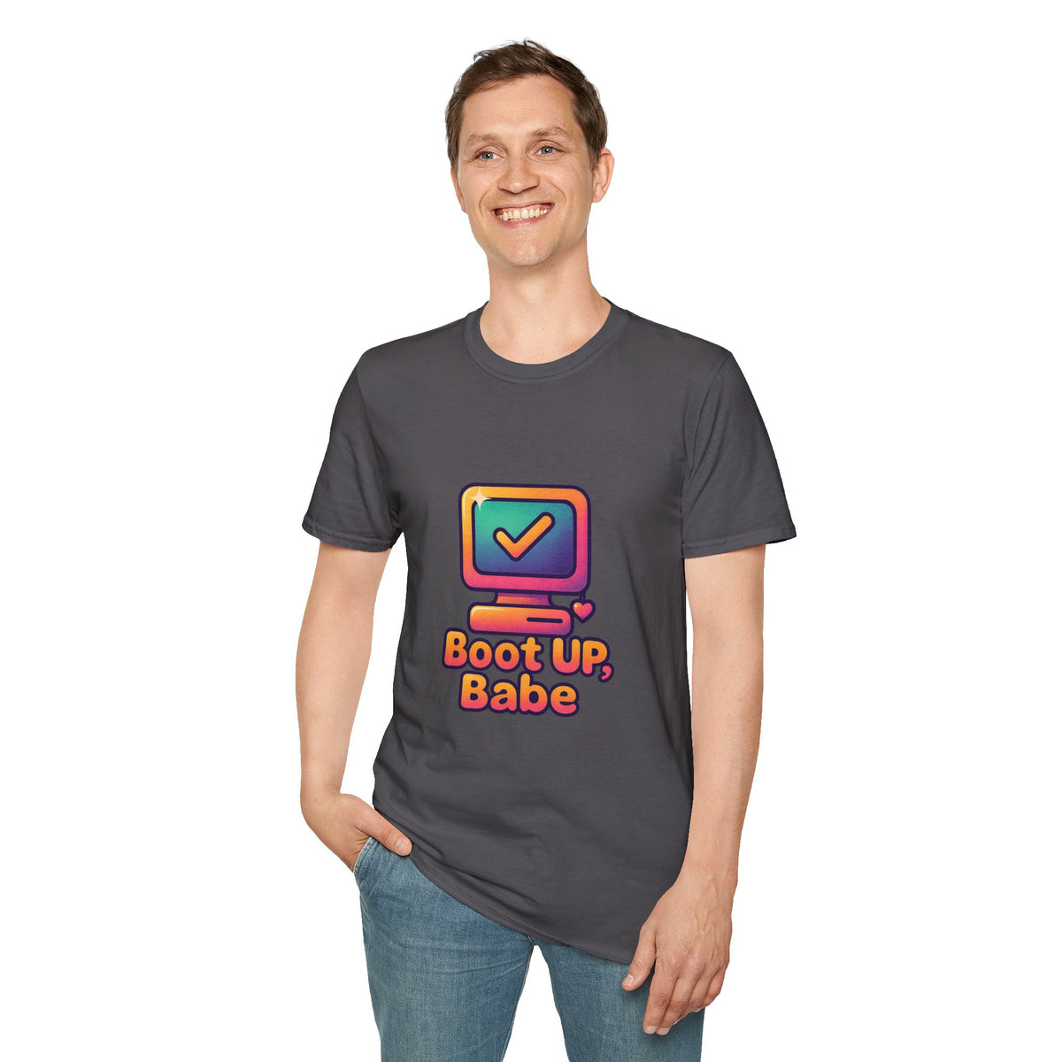 Boot Up Babe T-Shirt — Retro Computer Graphic Tee - Trending Now - October 2026