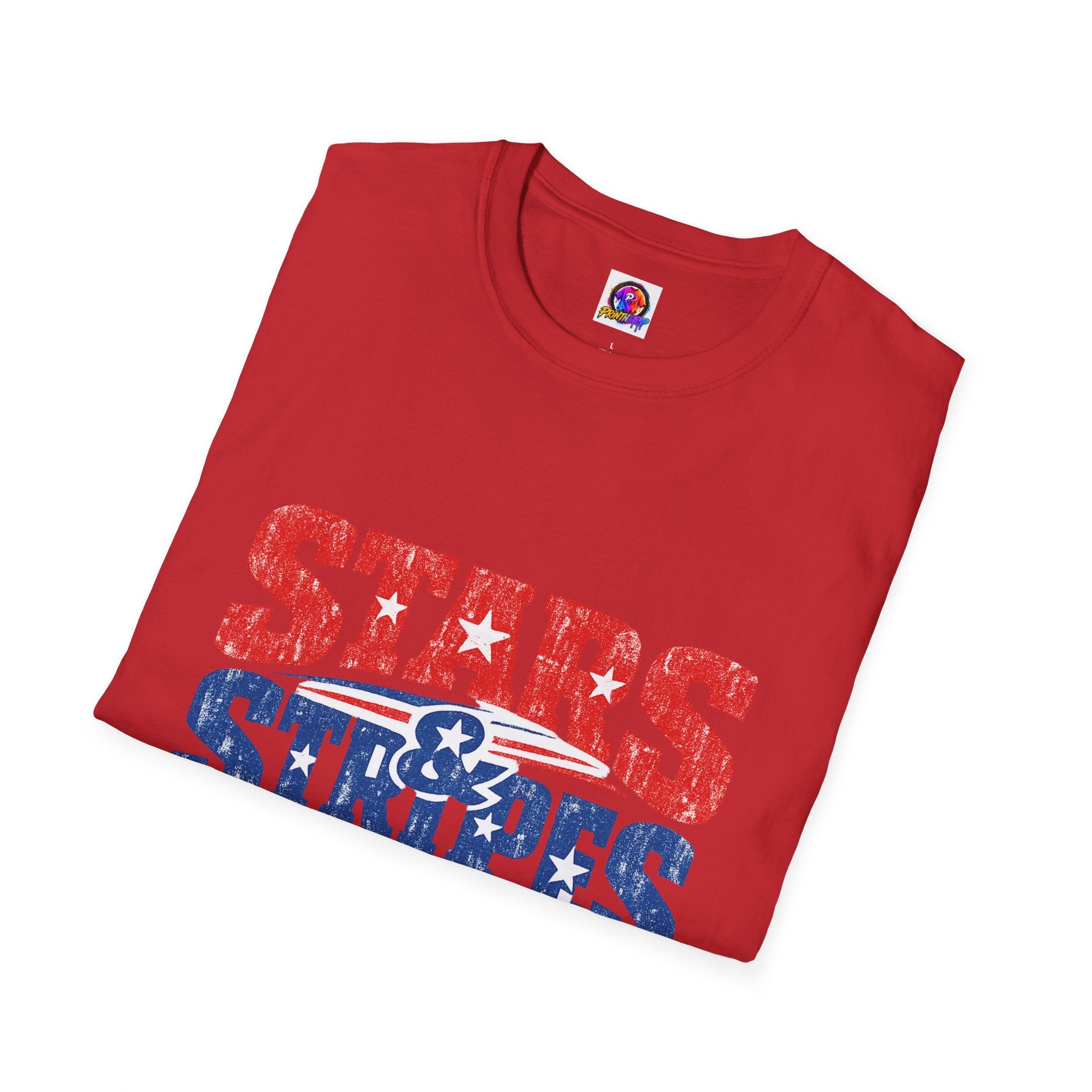 USA Stars & Stripes Forever T-Shirt — Patriotic Red White Blue Graphic Tee