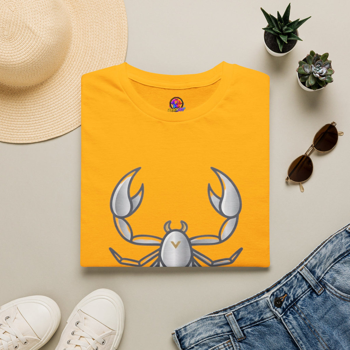 Scorpio Scorpion T-Shirt — Zodiac Graphic Tee for Scorpio Season