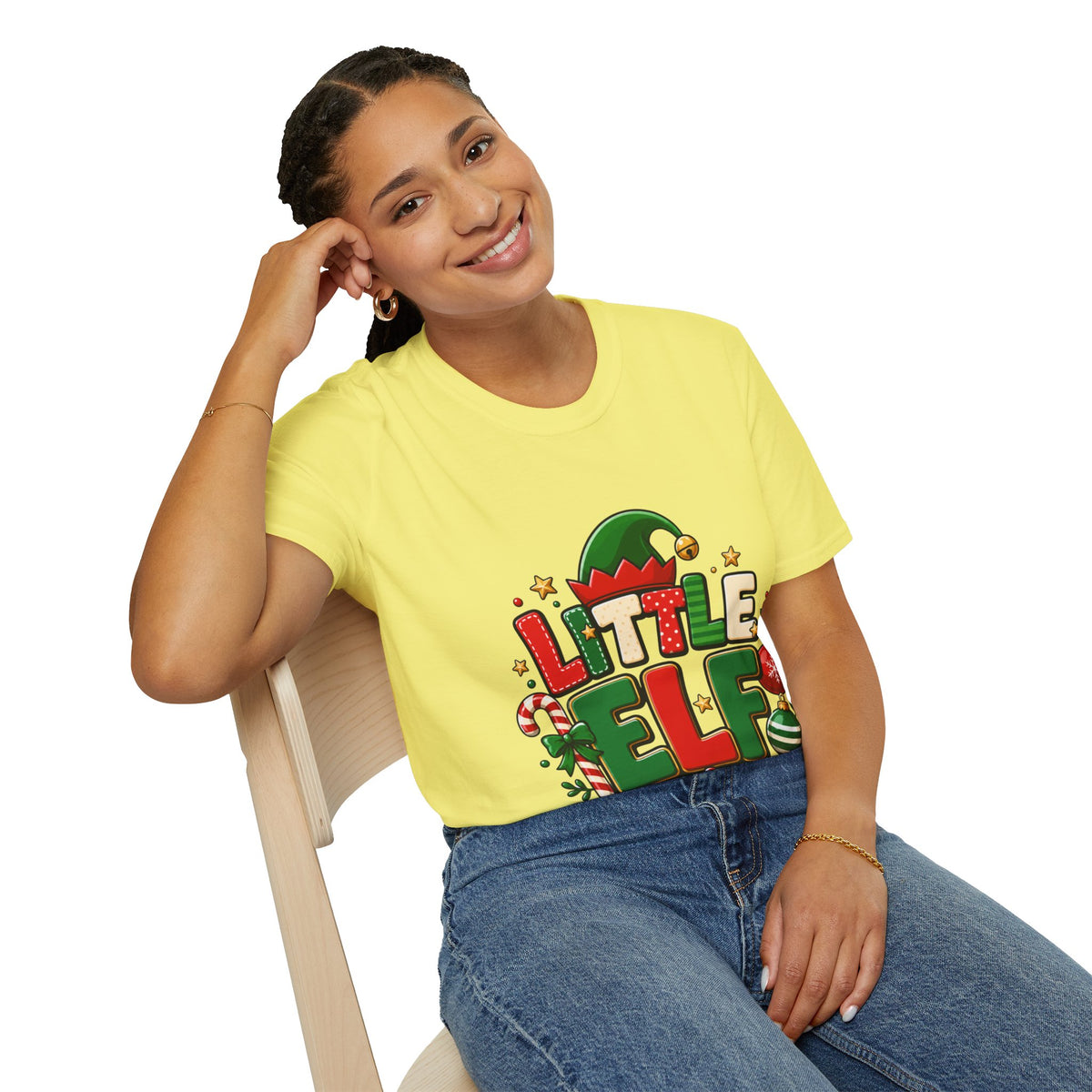 Little Elf Christmas T-Shirt — Cute Holiday Kids/Family Elf Tee