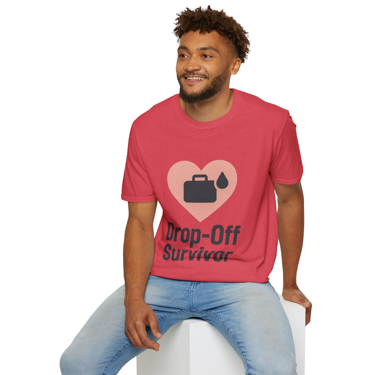Drop-Off Survivor T-Shirt — Heart & Inkjet Printer Rescue Tee - Trending Now - August 2026
