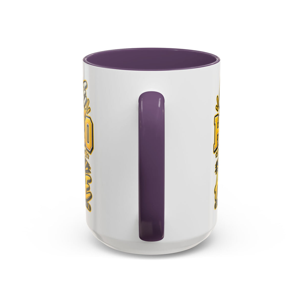 Little Hero Big Hope Coffee Mug — Childhood Cancer Awareness Accent Mug (11/15 oz)