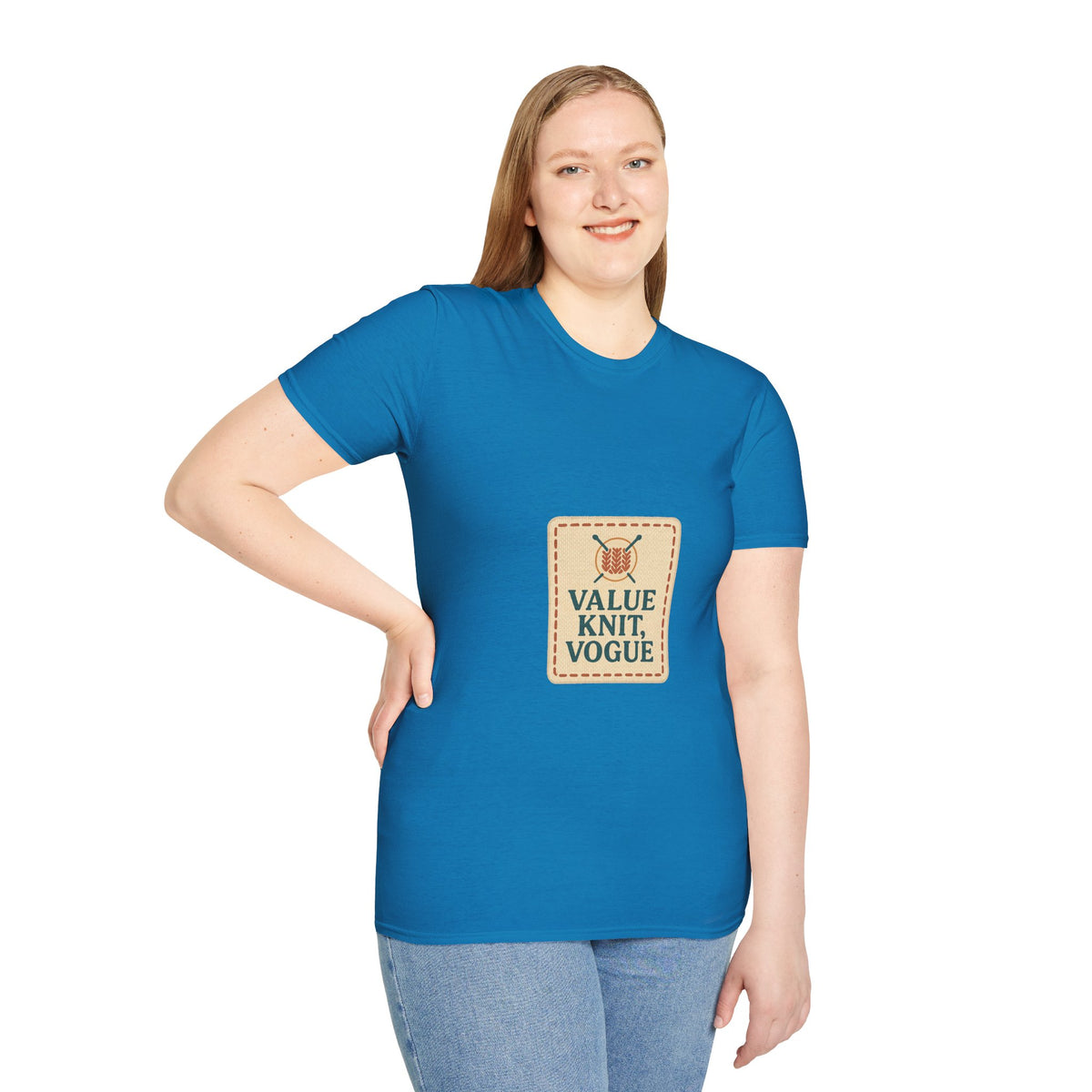 Value Knit Vogue T-Shirt — Vintage Knitting Graphic Tee - Trending Now - October 2026