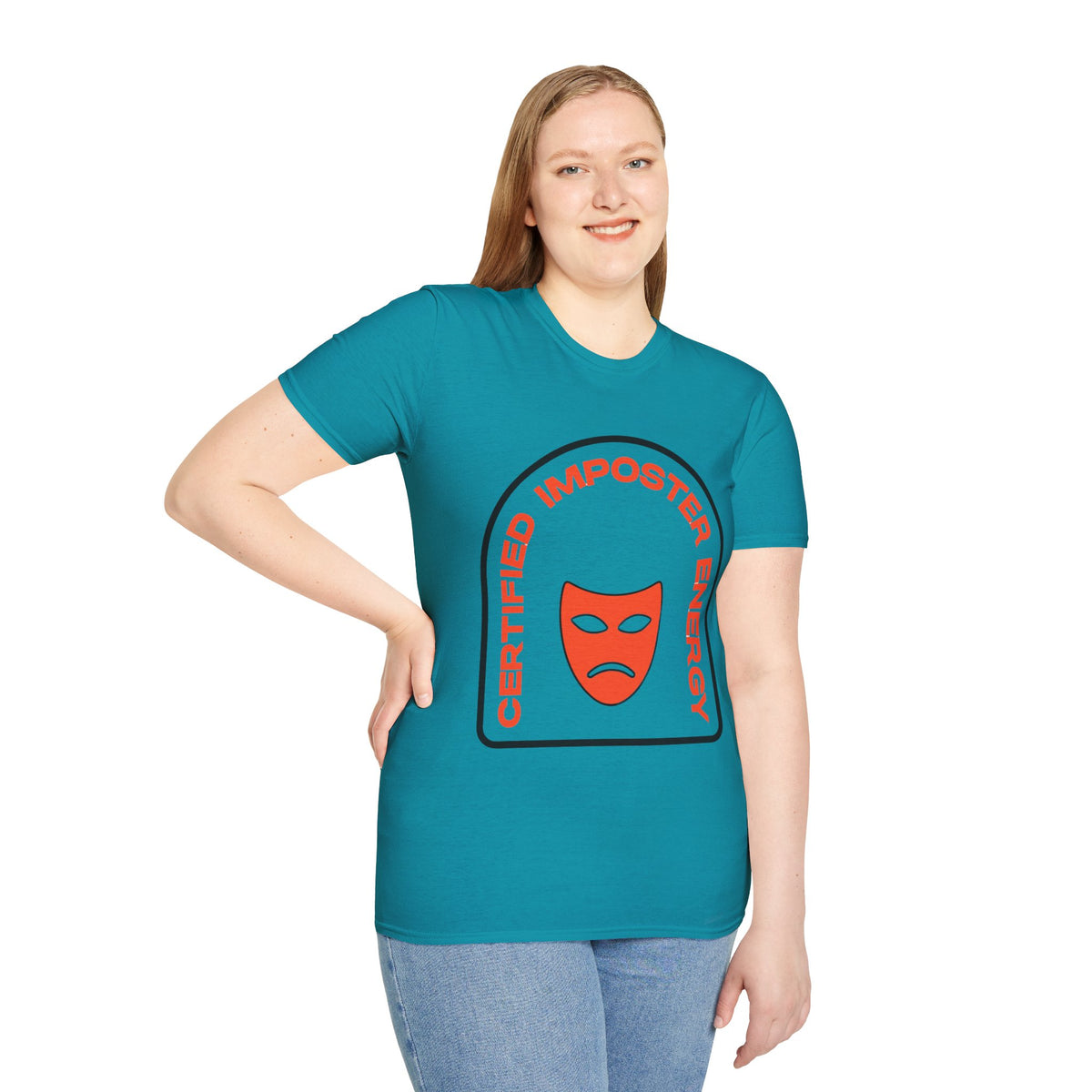 Certified Imposter Energy T-Shirt — Funny Sarcastic Graphic Tee - Trending Now - August 2026