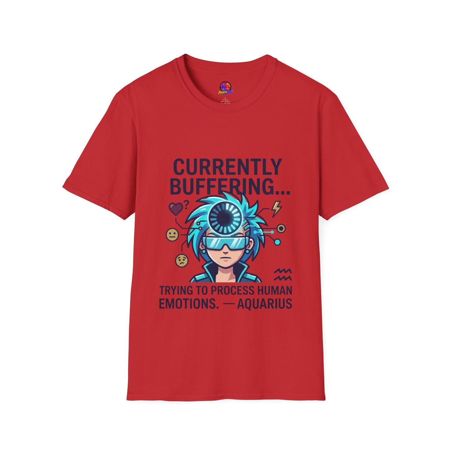 Currently Buffering T-Shirt — Funny Aquarius Zodiac Tee