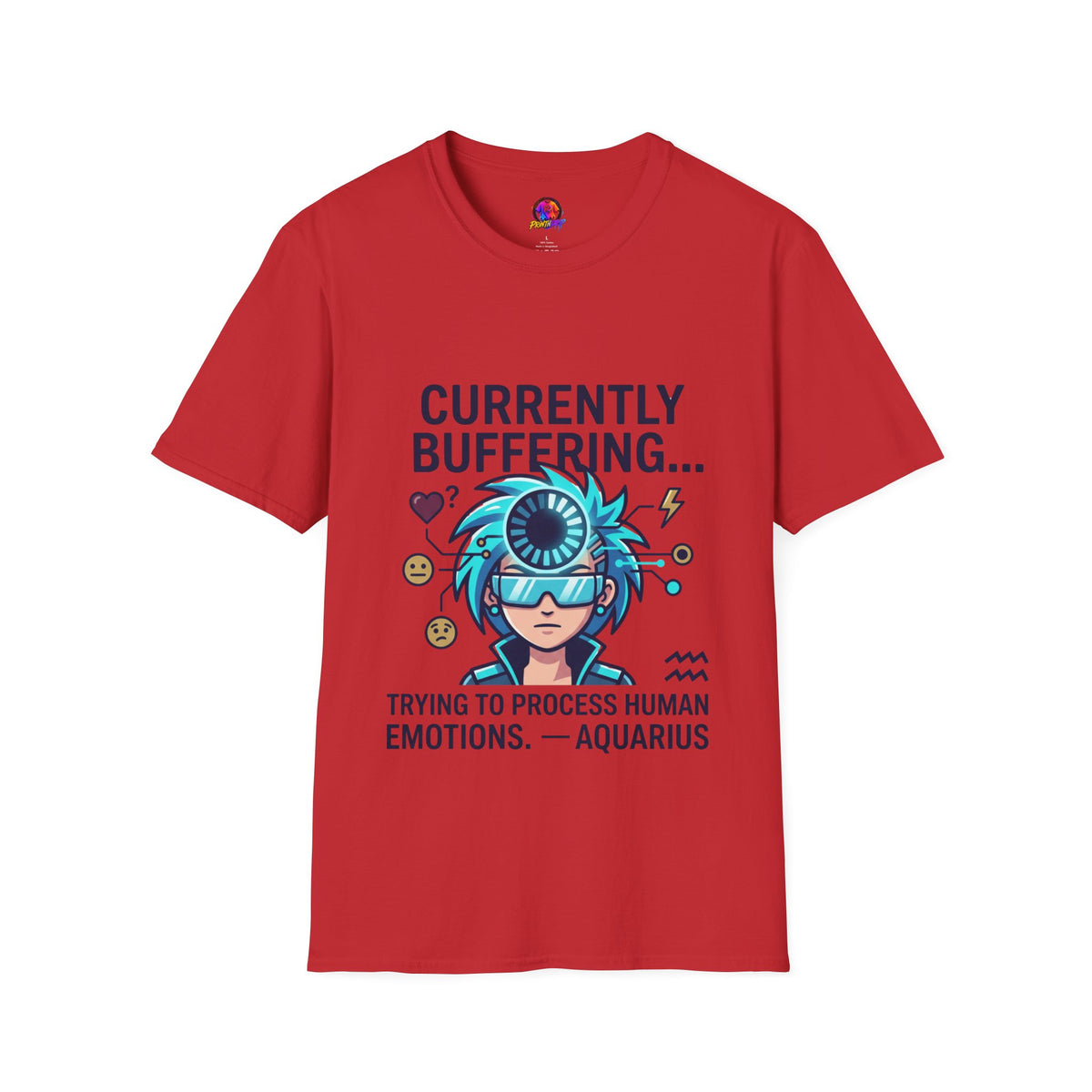 Currently Buffering T-Shirt — Funny Aquarius Zodiac Tee