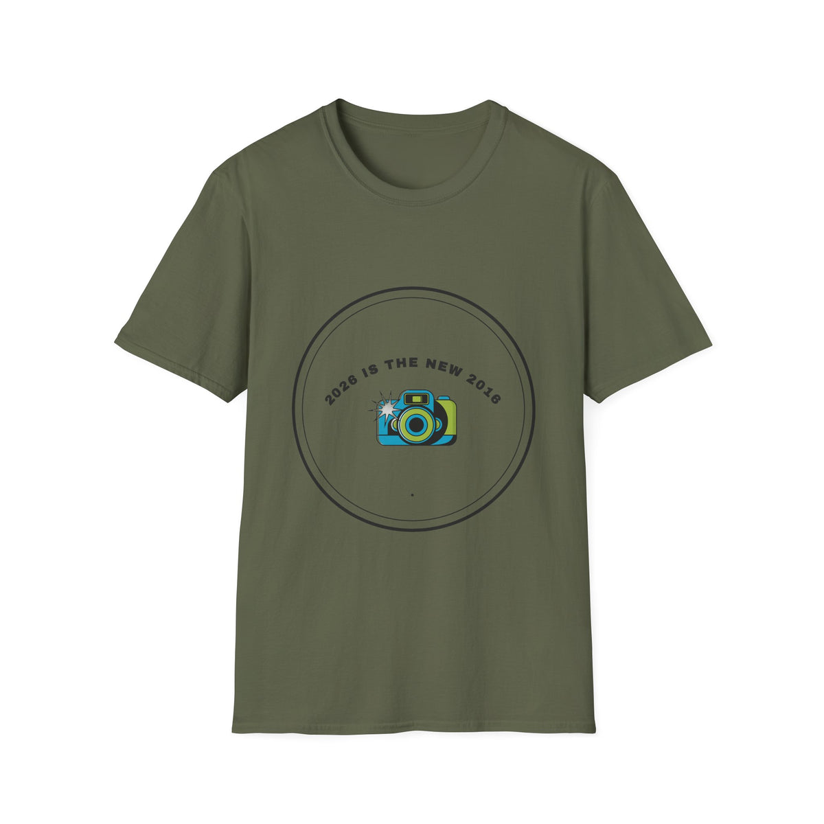 2026 Is The New 2018 T-Shirt — Vintage Camera Graphic Tee - Trending Now - September 2026