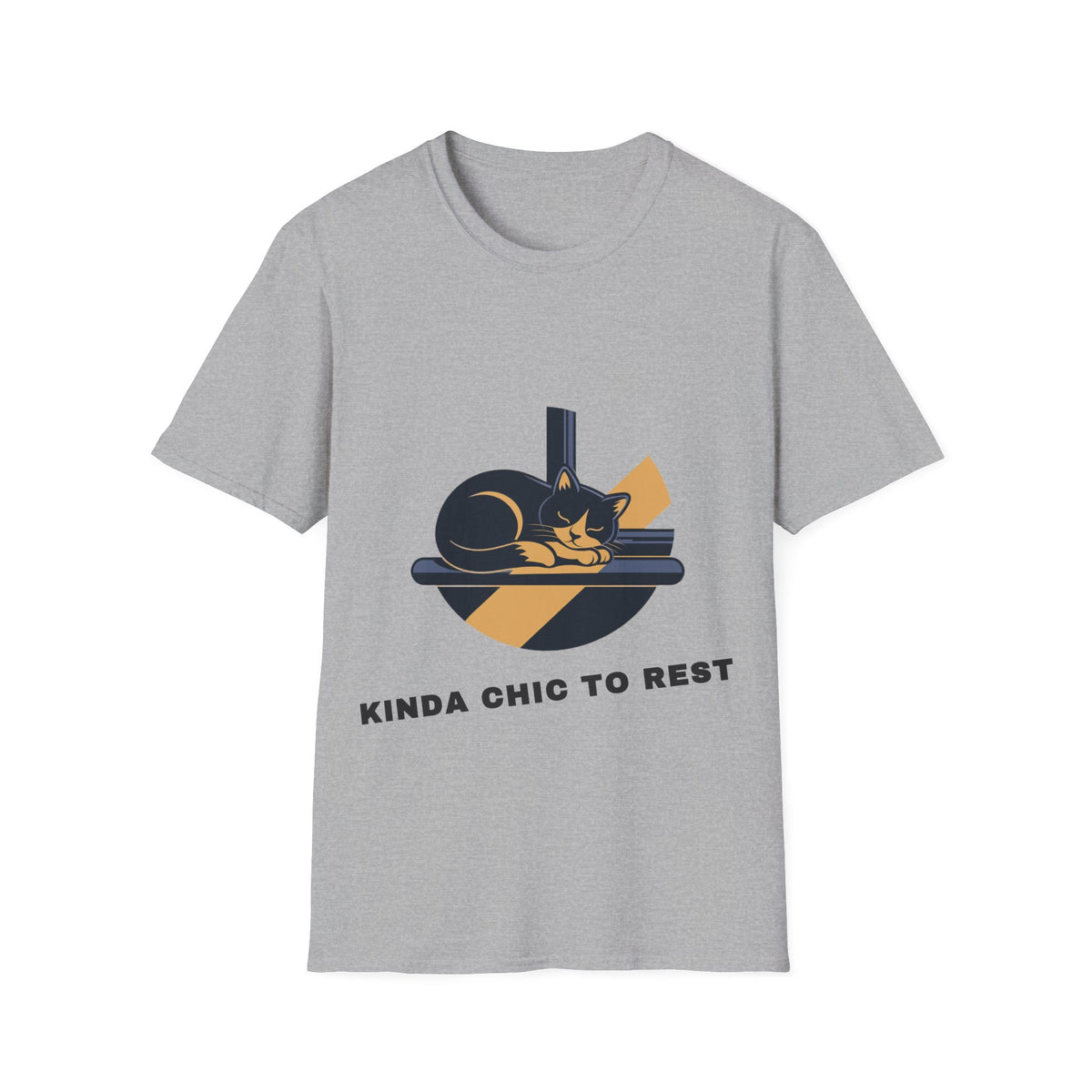 Cat Resting T-Shirt — "Kinda Chic to Rest" Graphic Tee - Trending Now - September 2026
