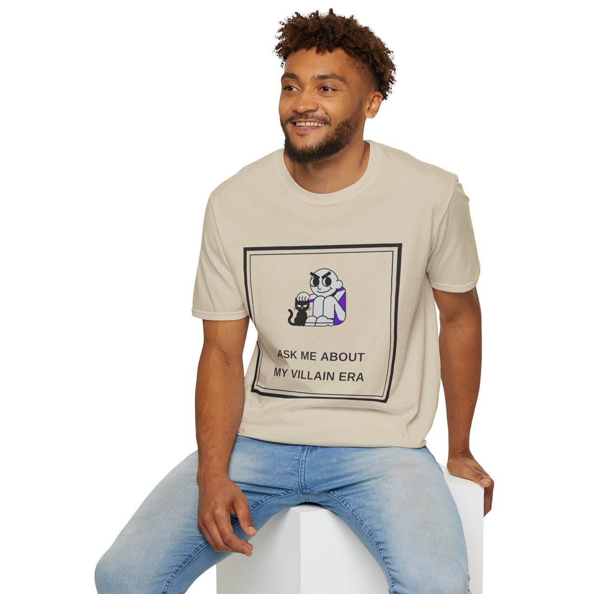 T-Shirt — "Ask Me About My Villain Era" Graphic Tee (Cute Villain Skull Design) - Trending Now - August 2026