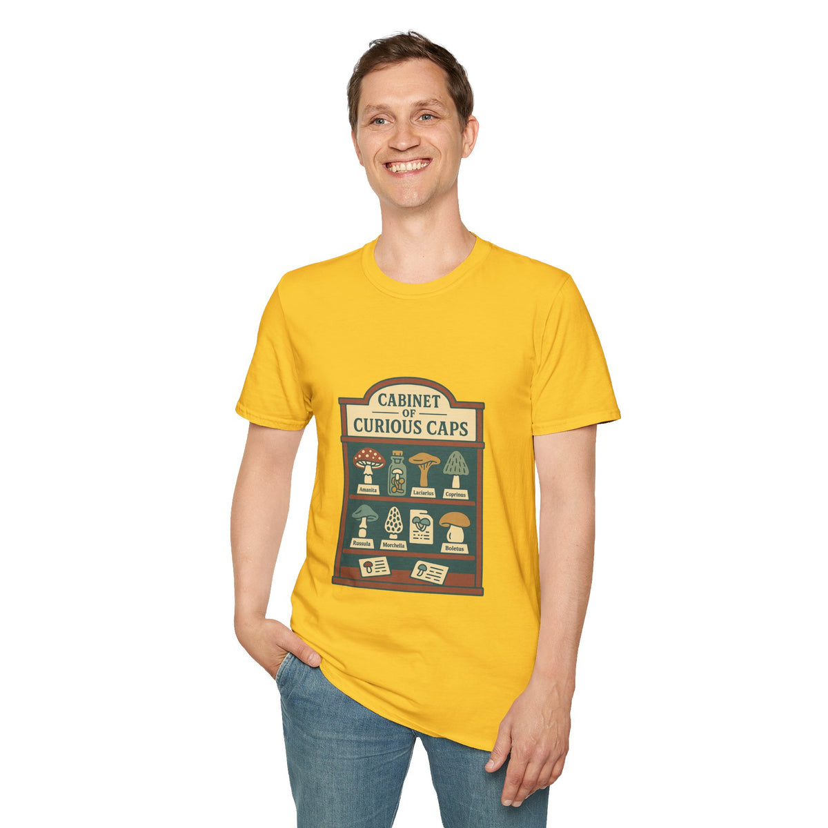 T-Shirt — Cabinet of Curious Caps Vintage Apothecary Graphic Tee - Trending Now - October 2026