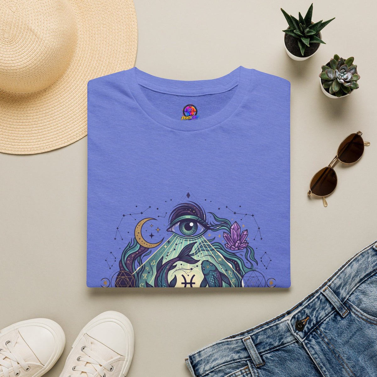 Pisces Mystic T-Shirt — 'I See Things You Don't' Astrology Tee