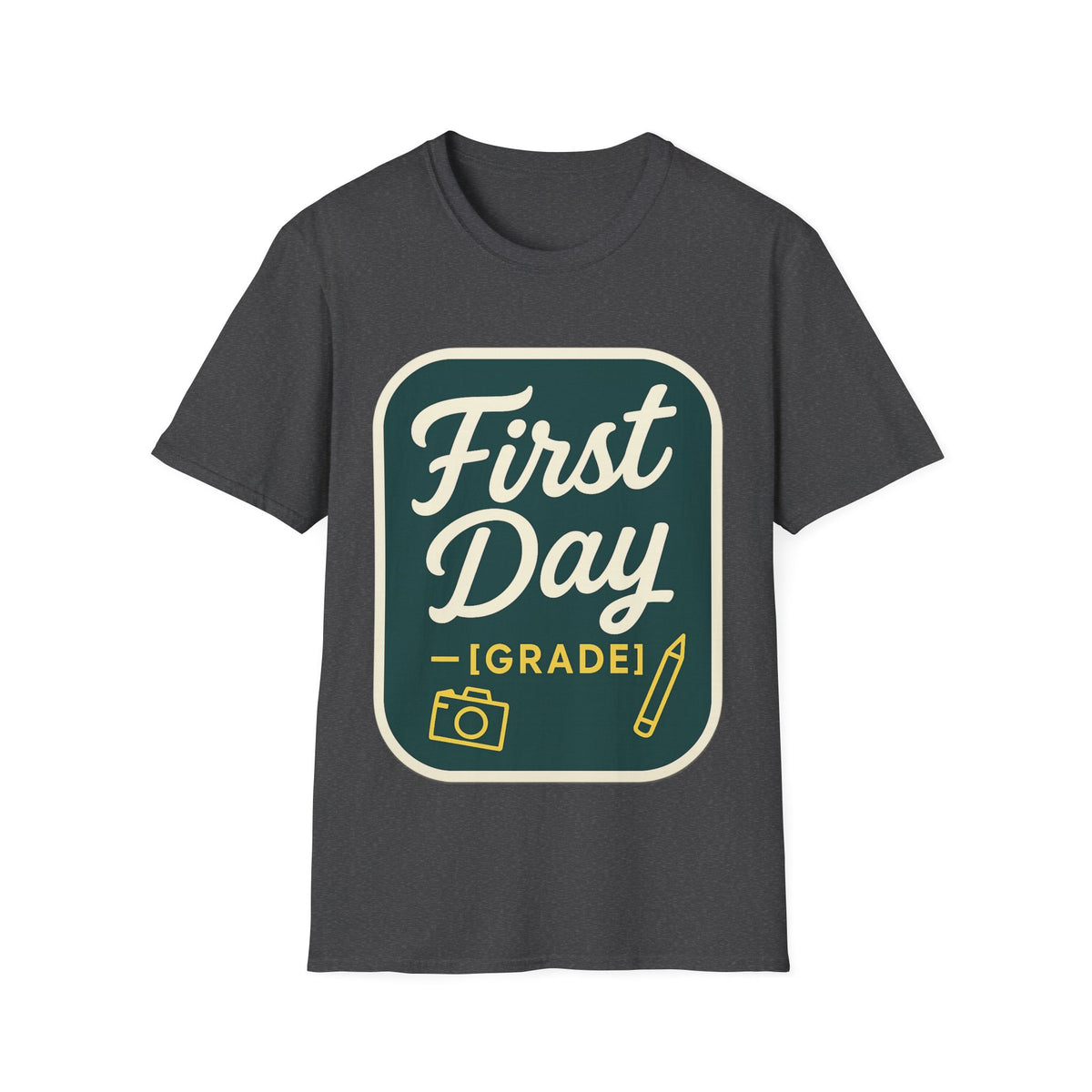 First Day T-Shirt — Retro "First Day (Grade 1)" Back-to-School Tee - Trending Now - August 2026