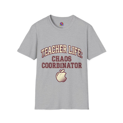 Teacher Life Chaos Coordinator Unisex Softstyle T-Shirt
