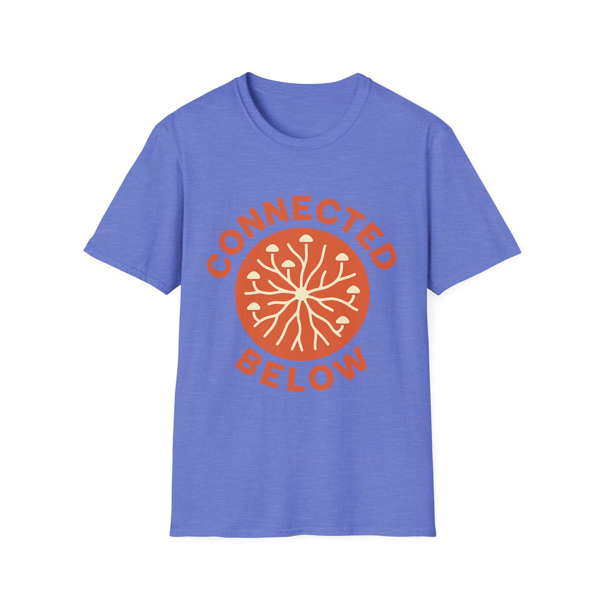 Connected Below Basketball Tee — Minimal Orange Logo T-Shirt - Trending Now - September 2026
