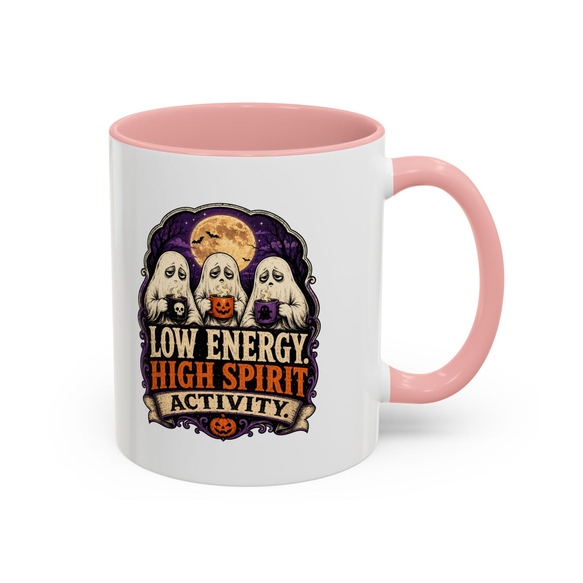Halloween  Low Energy High Spirit Accent Coffee Mug