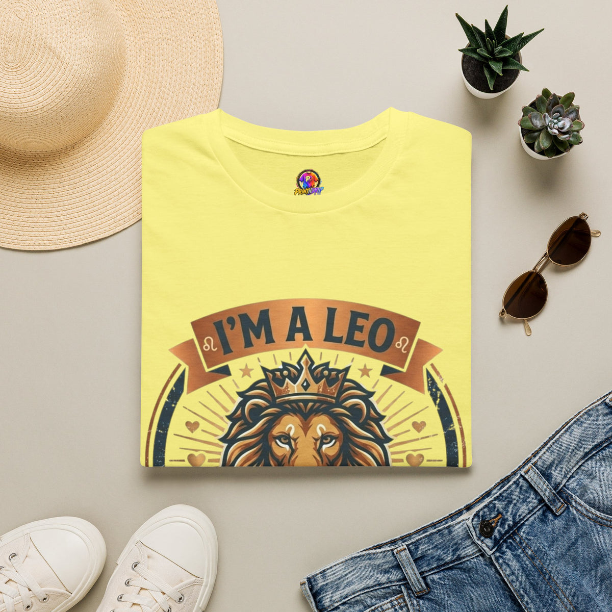 Leo Zodiac T-Shirt — "I’m a Leo: Big Heart, Bigger Attitude"