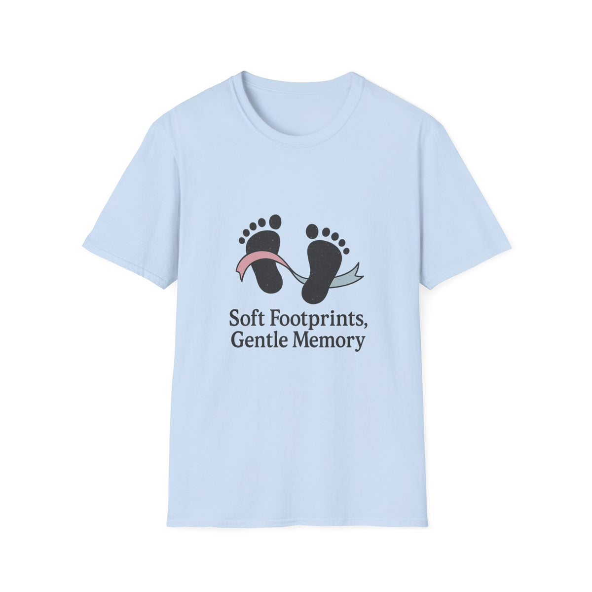 Memorial Baby Footprints T-Shirt — "Soft Footprints Gentle Memory" Remembrance Tee - Trending Now - October 2026