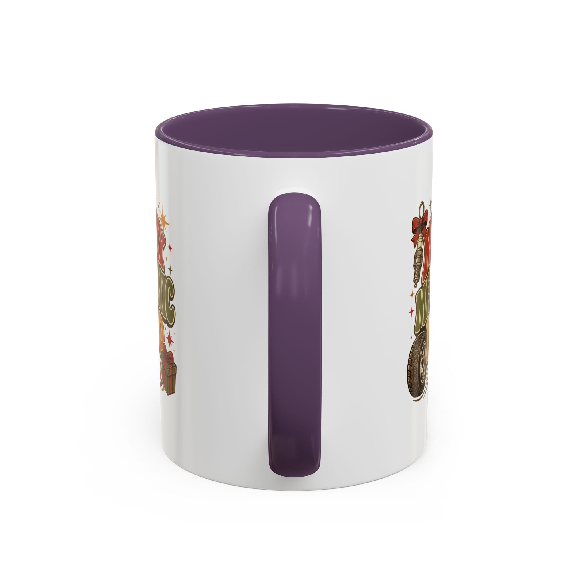 Modern Day Christmas Merry Mechanic Mood Coffee Mug — Holiday Auto Mechanic Gift
