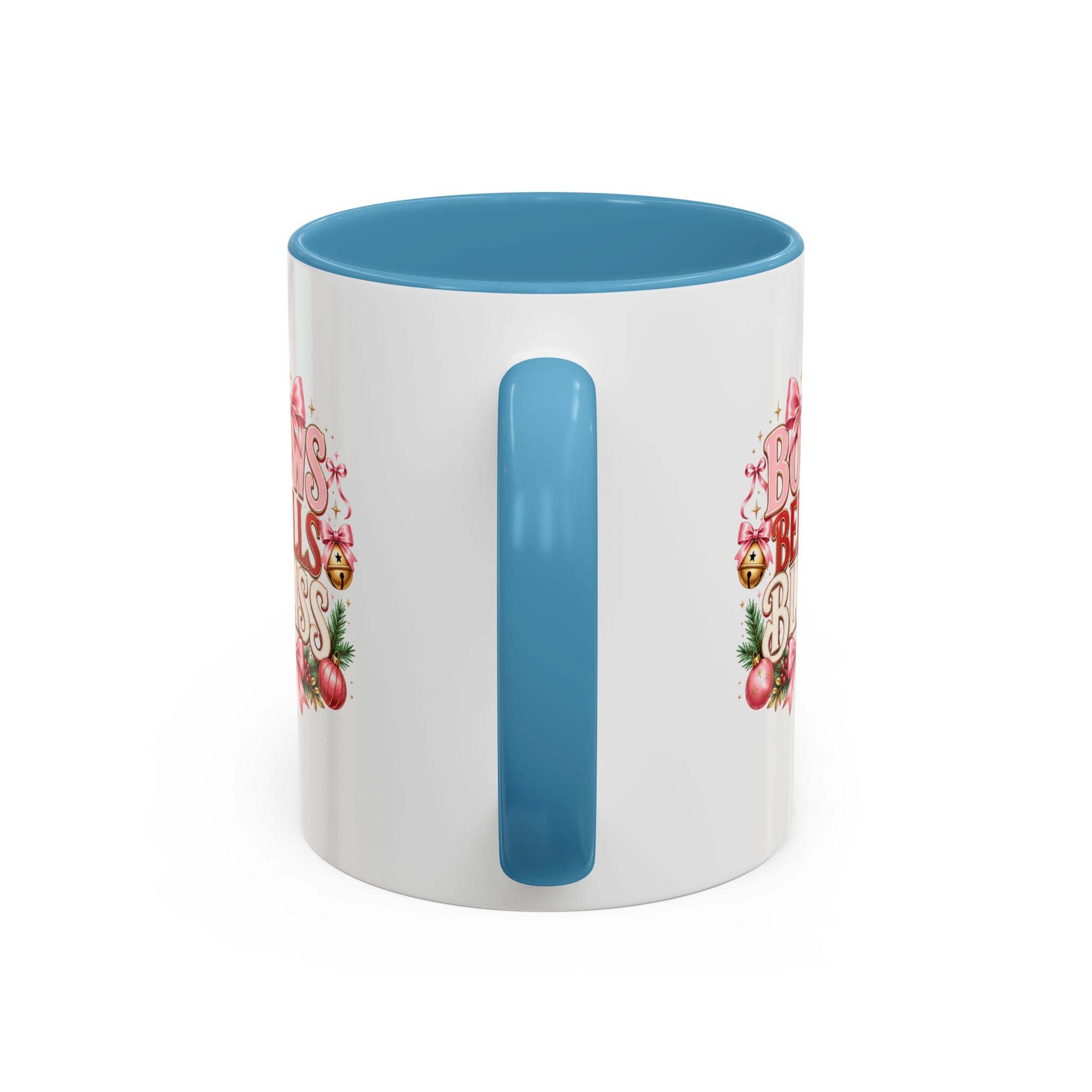 Bows Bells Bliss Christmas Accent Coffee Mug