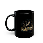 Capricorn Zodiac Mug – 'Failure Is My Only Option' Black Coffee Cup