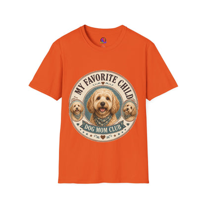 Dog Mom T-Shirt — "My Favorite Child" Cute Goldendoodle Graphic Tee