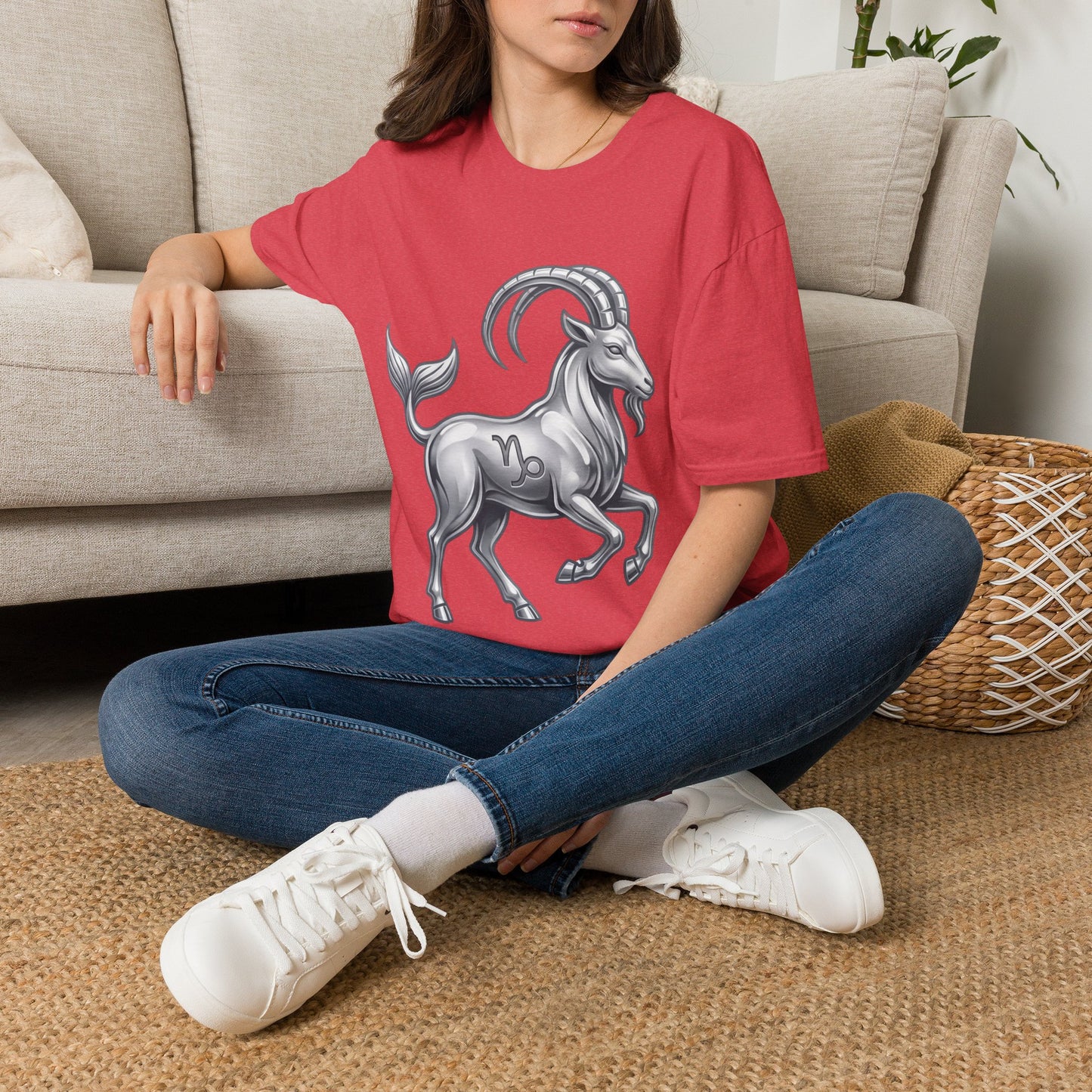 Capricorn Goat Zodiac T-Shirt — Mythical Sea-Goat Horoscope Tee