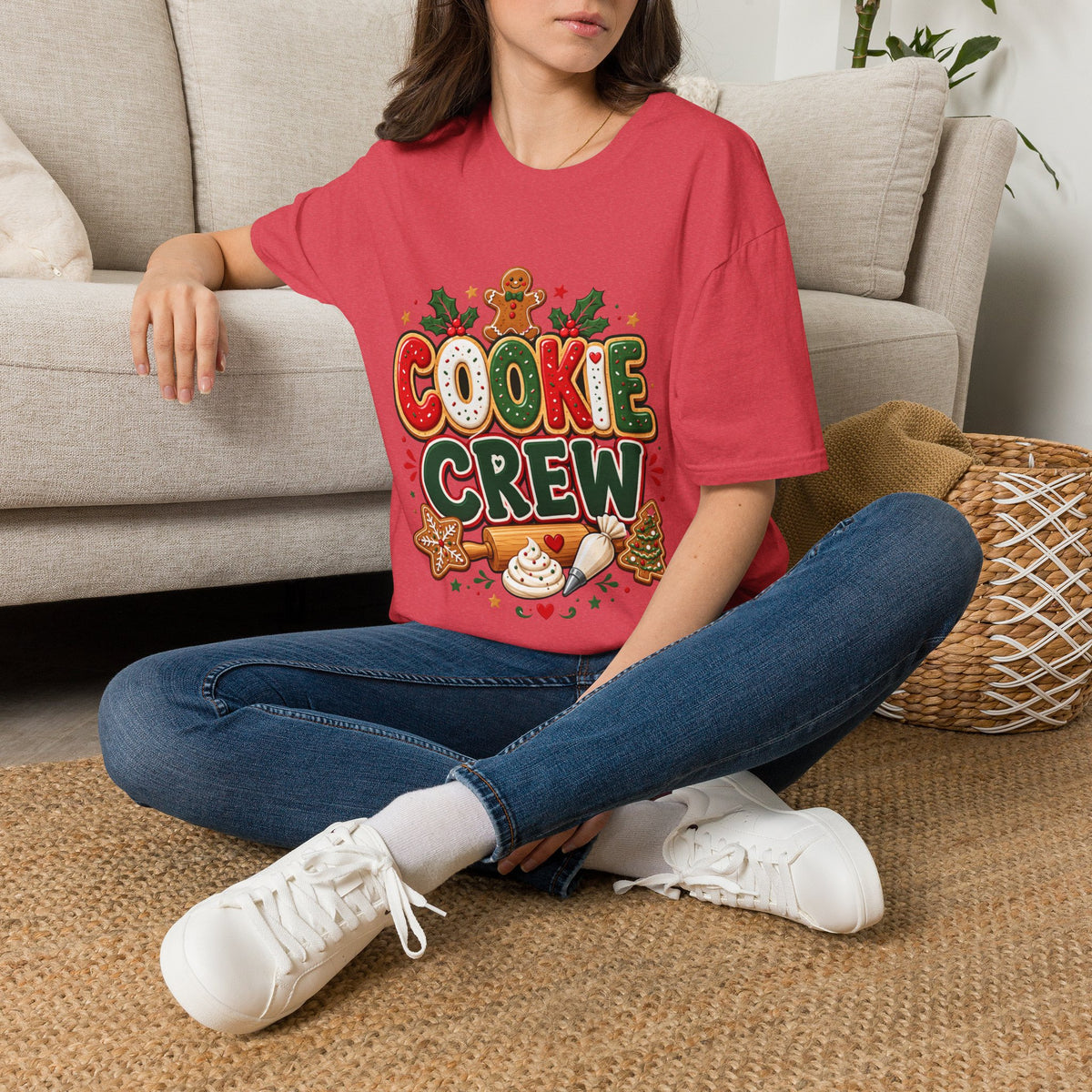 Cookie Crew T-Shirt — Christmas Gingerbread Holiday Tee