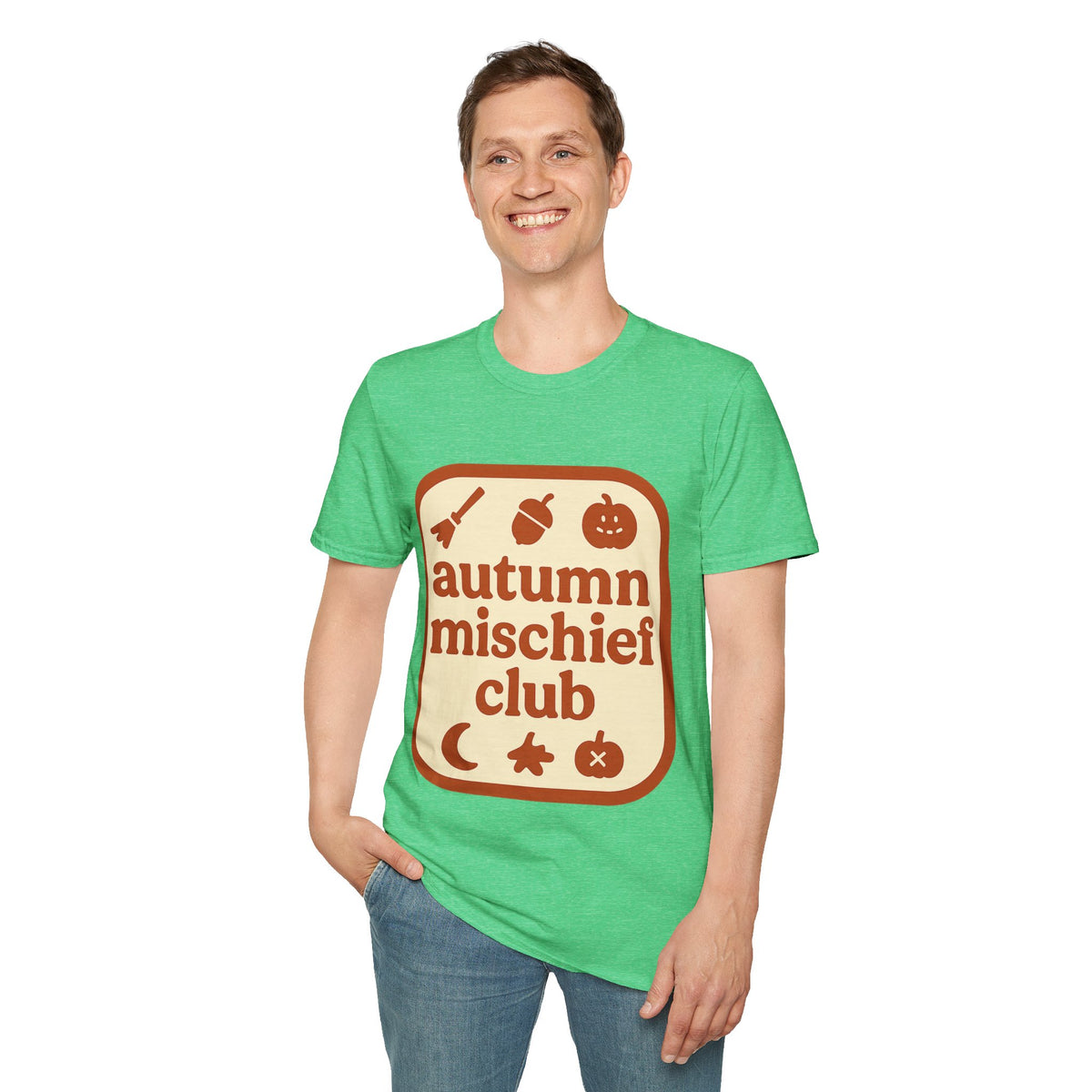 Autumn Mischief Club T-Shirt — Cozy Fall Graphic Tee - Trending Now - August 2026