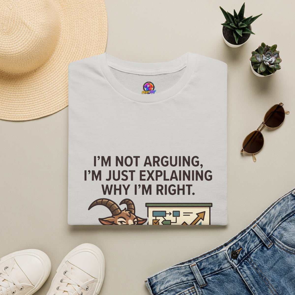 Capricorn T-Shirt "I’m Not Arguing, I’m Just Explaining Why I’m Right"