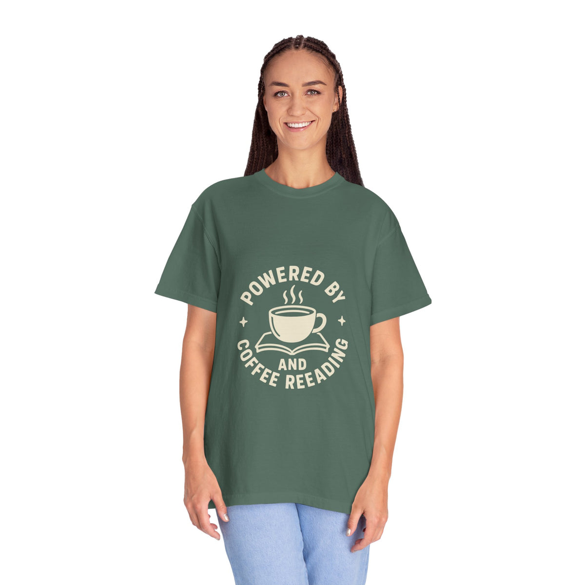 Coffee & Reading T-Shirt — "Powered by Coffee and Reading" Graphic Tee - Trending Now - October 2026