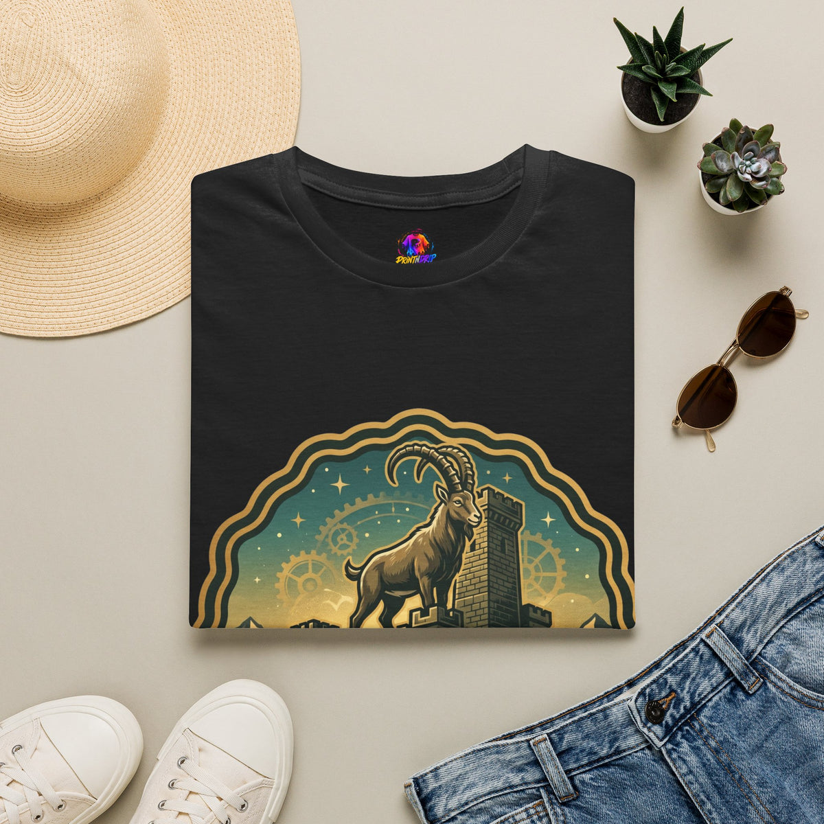 Capricorn Energy T-Shirt — "Silent Moves, Loud Results" Zodiac Tee