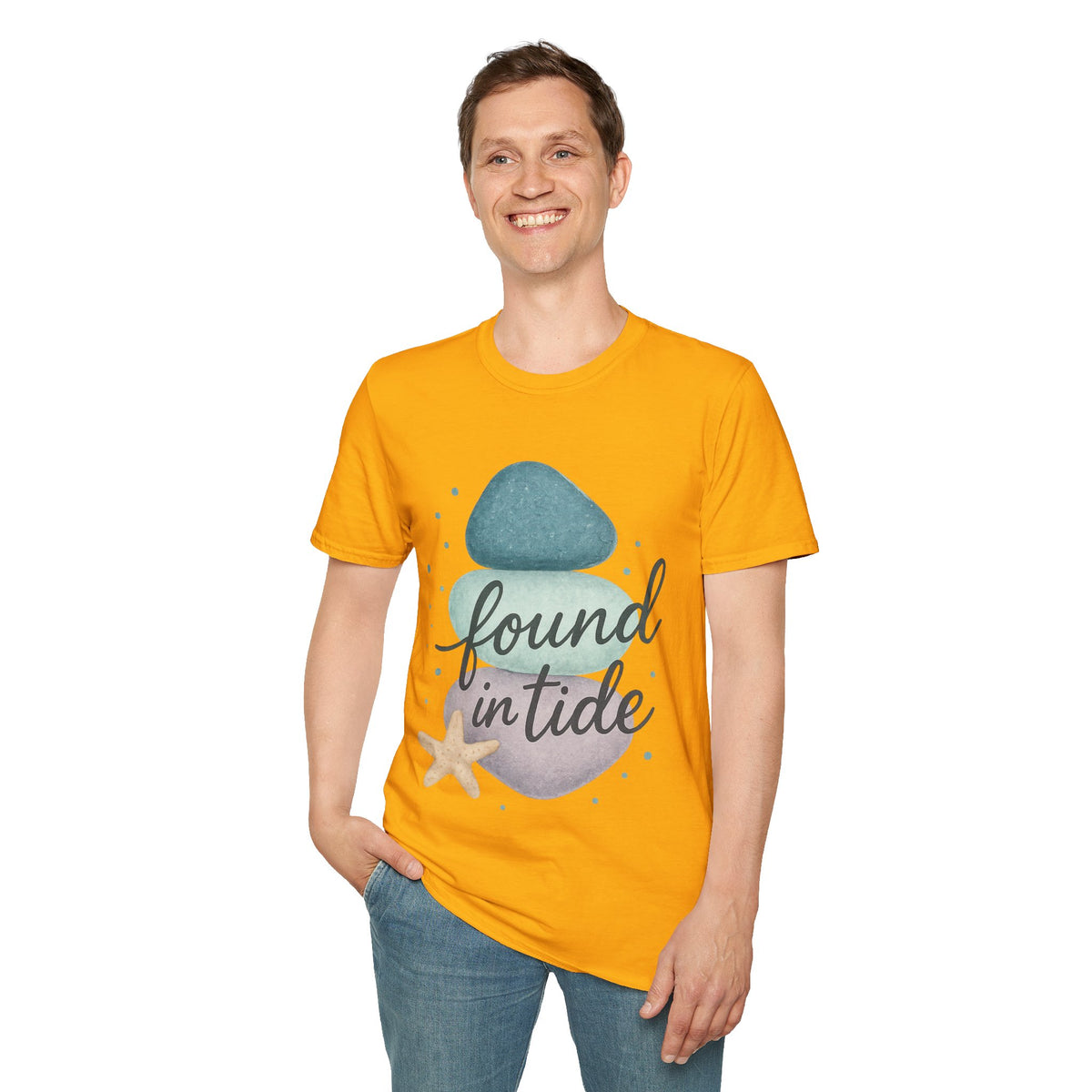 Found My Balance Beach Zen T-Shirt — Stacked Stones & Starfish Relaxation Tee - Trending Now - September 2026