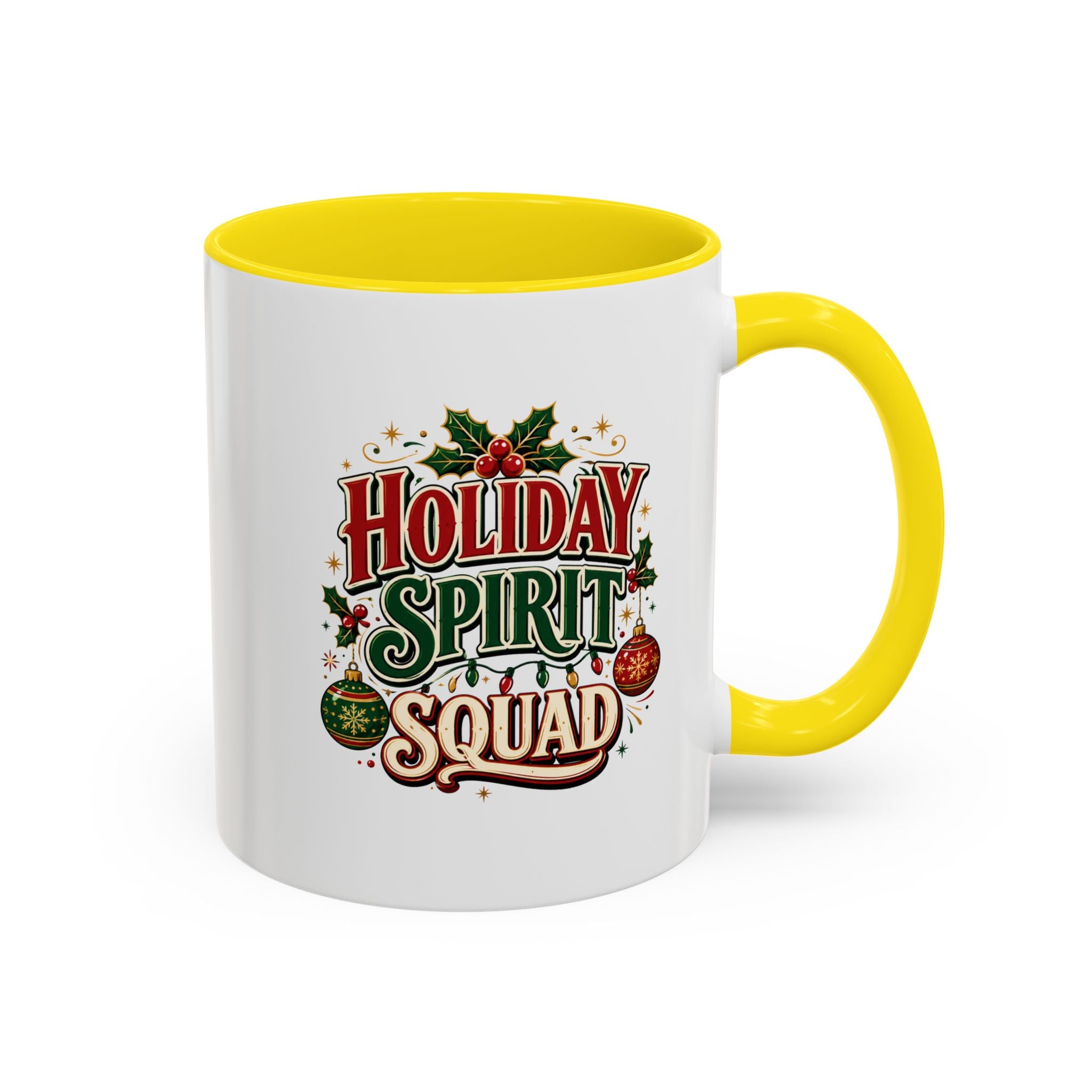Accent Coffee Mug Holiday Spirit Squad