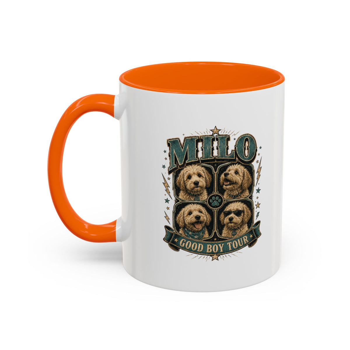 Milo Bailey Dog Dad Mom Milo 'Good Boy Tour' Accent Coffee Mug – Dog Lover