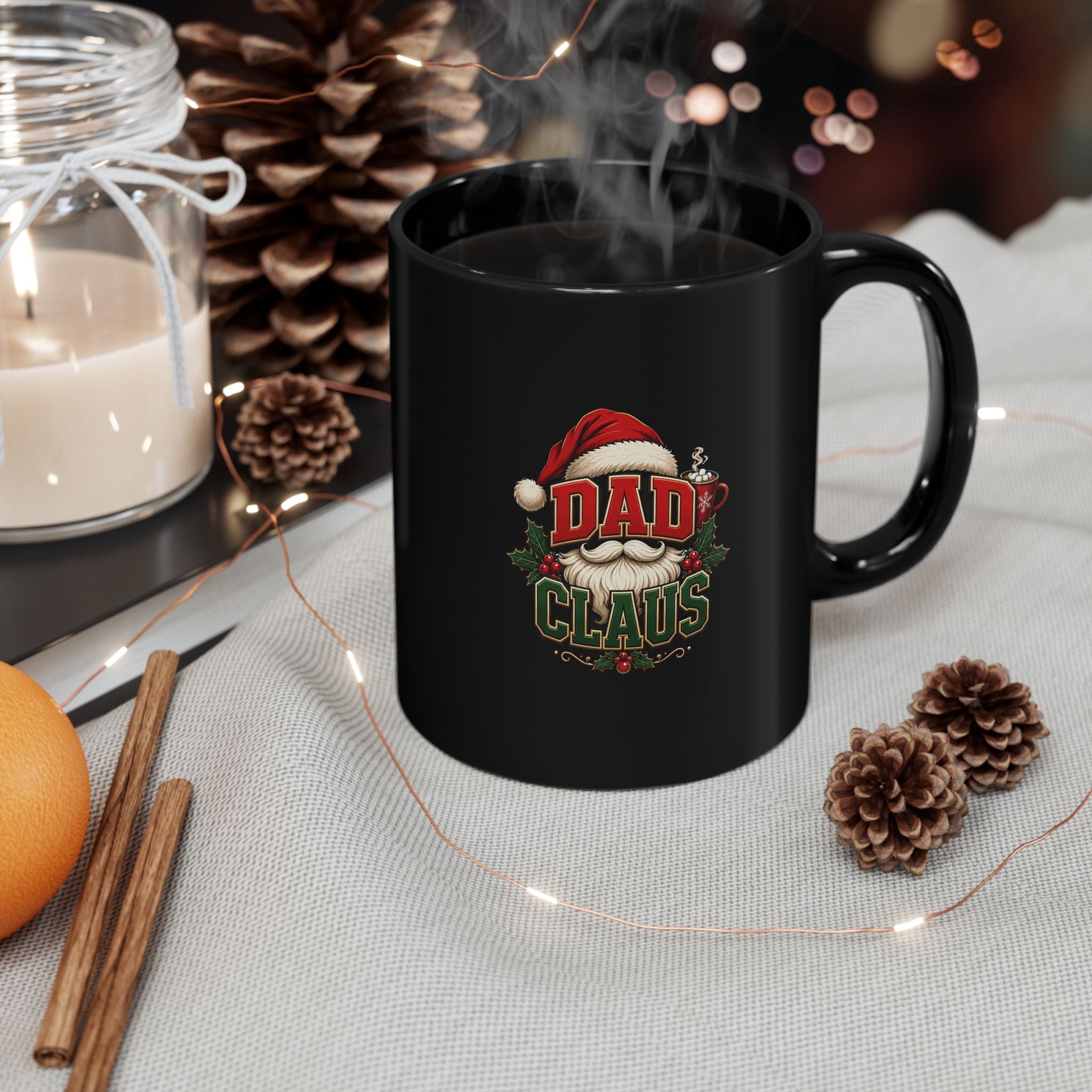 Dad Claus Mug — Christmas Santa Dad Coffee Cup