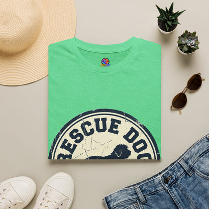 Rescue Dog Dad T-Shirt – Vintage Shelter Pup Support Tee