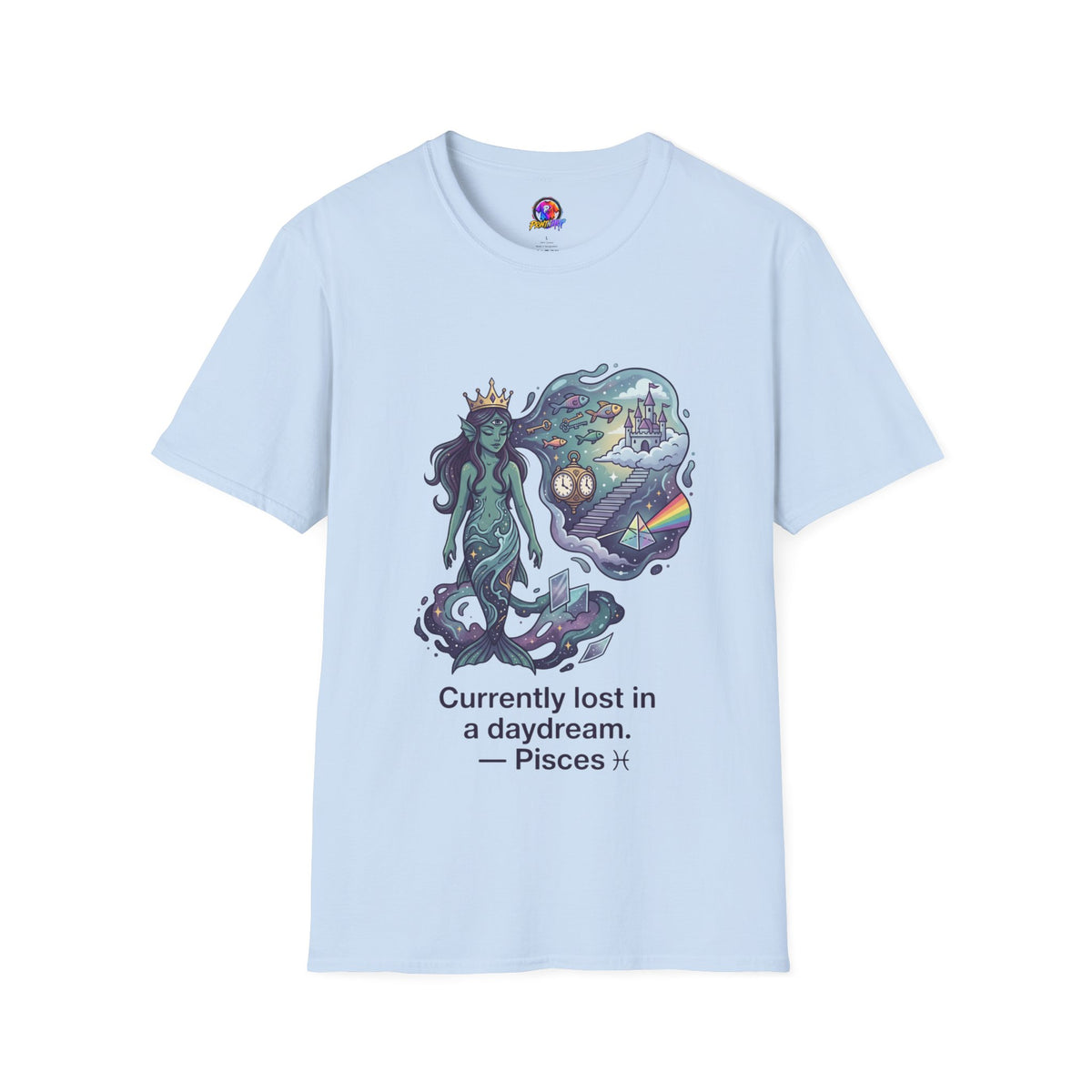 Pisces Daydream T-Shirt — 'Currently Lost in a Daydream' Zodiac Graphic Tee