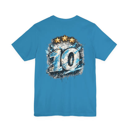Buenos Aires Nights T‑Shirt — '10' Grunge Graphic Tee - Argentina No. 10