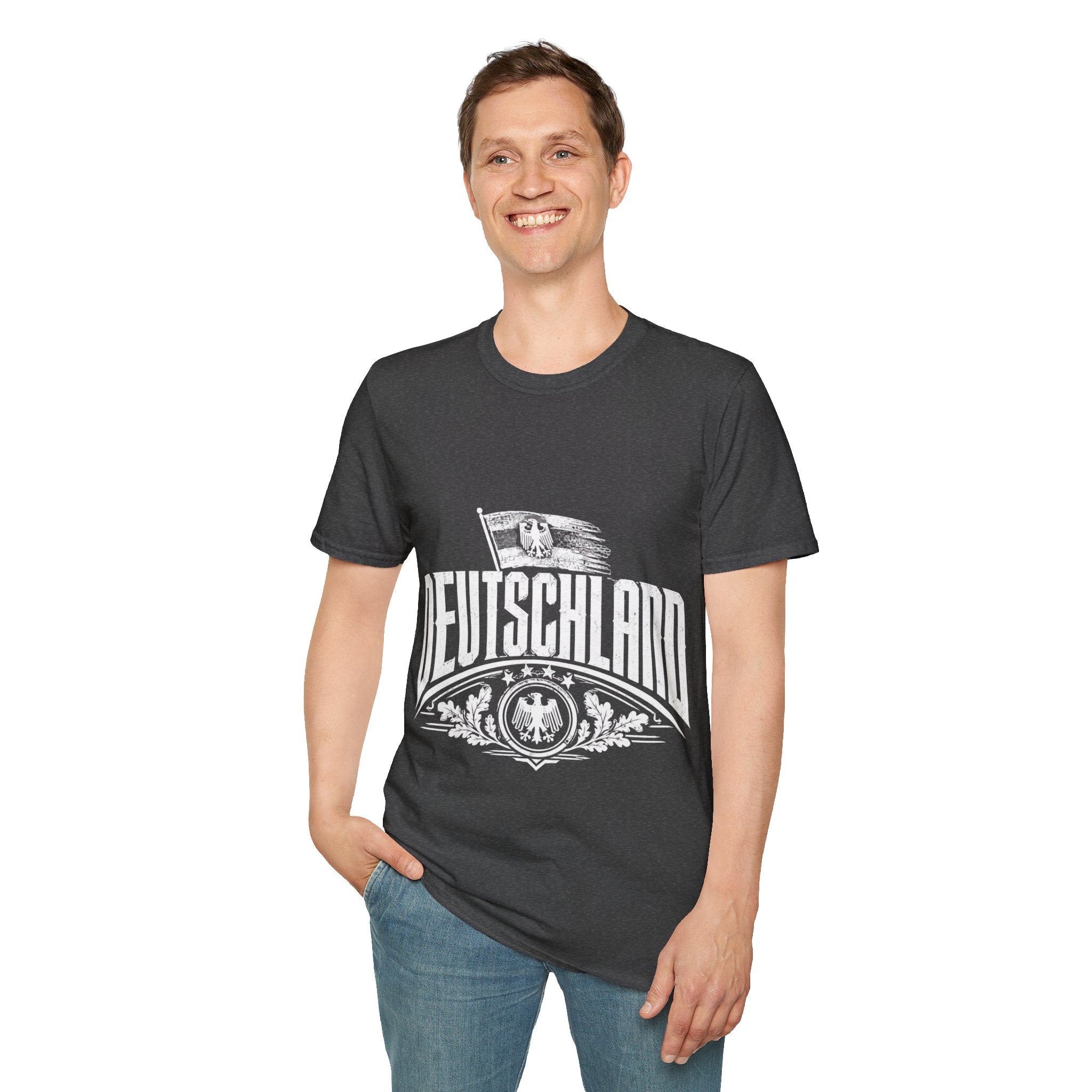 Germany Deutschland T-Shirt — Vintage German Crest Soccer Fan Tee