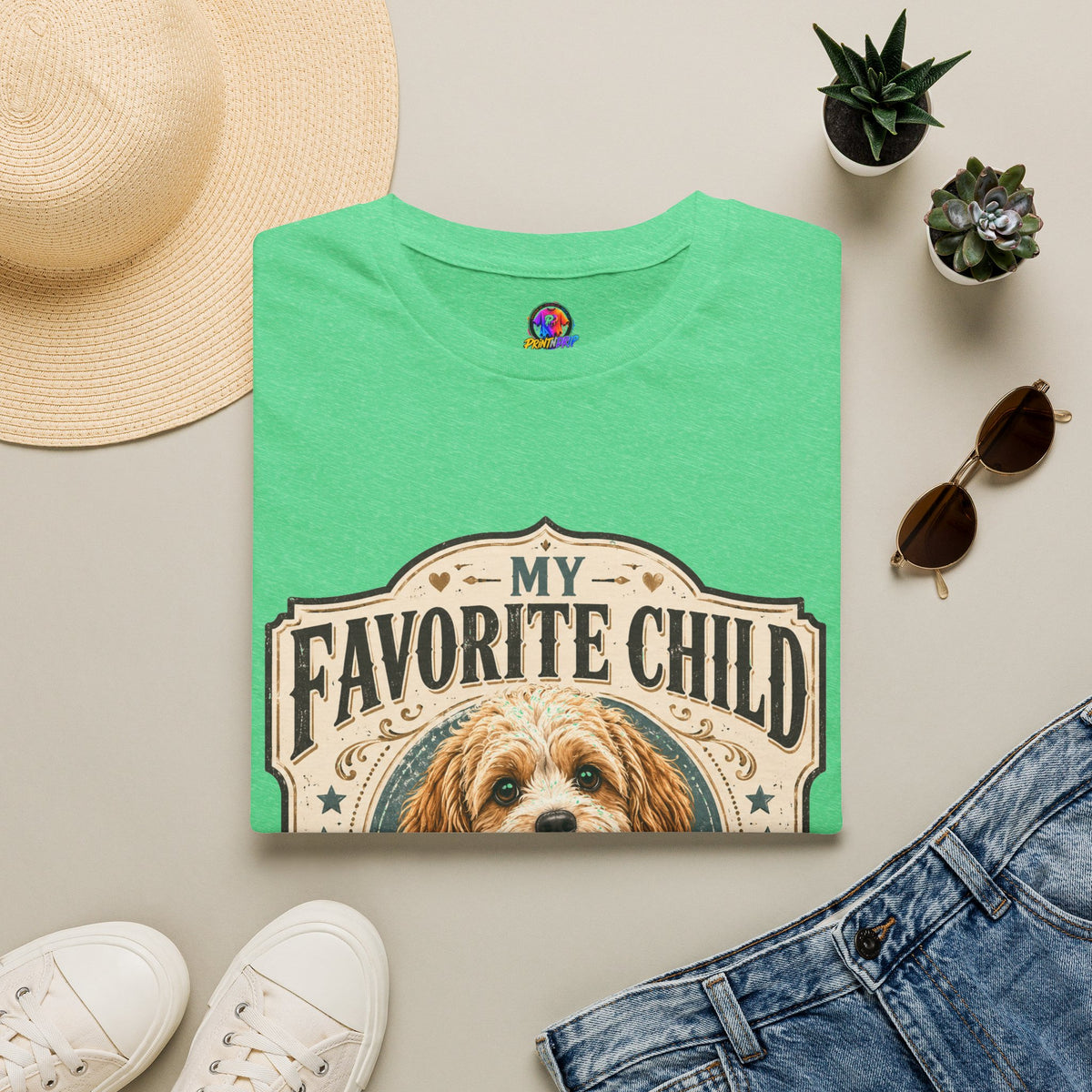 My Favorite Child Dog Mom Club T-Shirt — Cute Puppy Pet Lover Tee