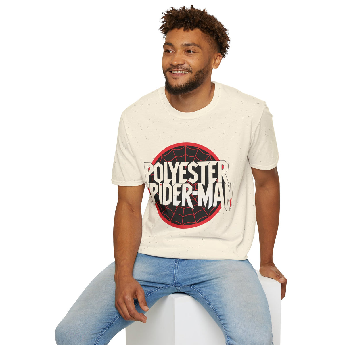 Polyester Spider-Man T-Shirt — Retro Web Logo Graphic Tee - Trending Now - August 2026