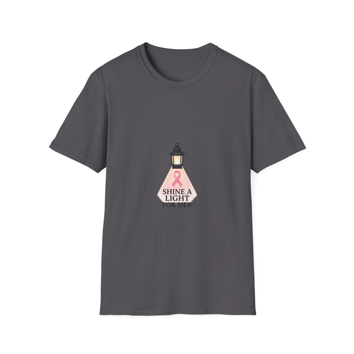 Shine A Light For Her Pink Ribbon Lantern T-Shirt, Breast Cancer Support Tee - Trending Now - September 2026